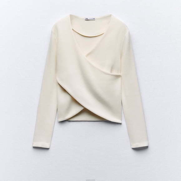 Zara Tops - Soft Wrap Top